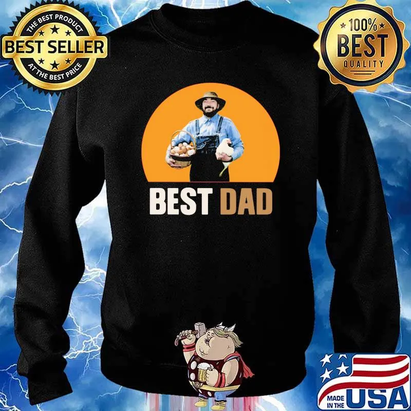 Best Dad Farmer Chicken Shirt Sweater