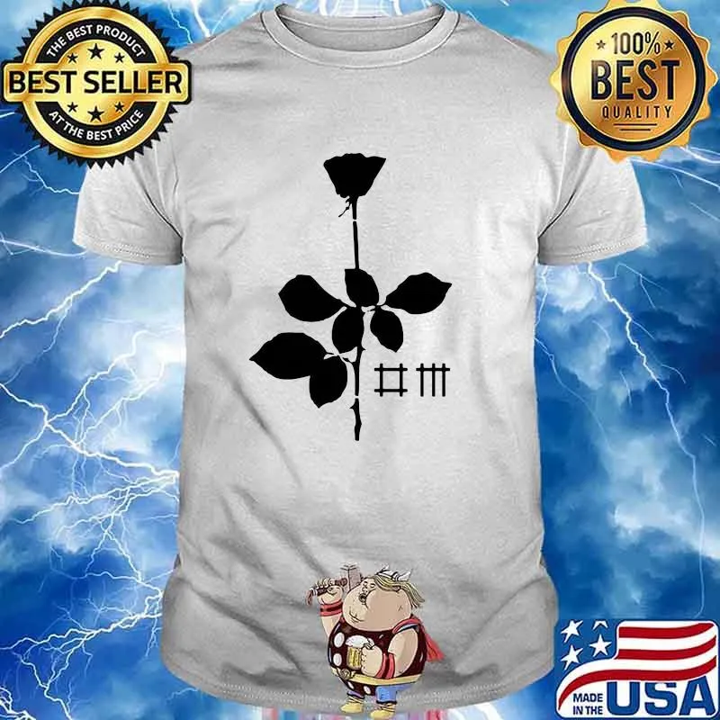 Black rose depeche mode shirt