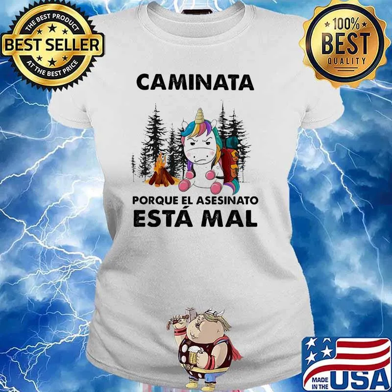 Caminata PorQue El Asesinato Esta Mal Unicron Hiking Shirt Ladies tee