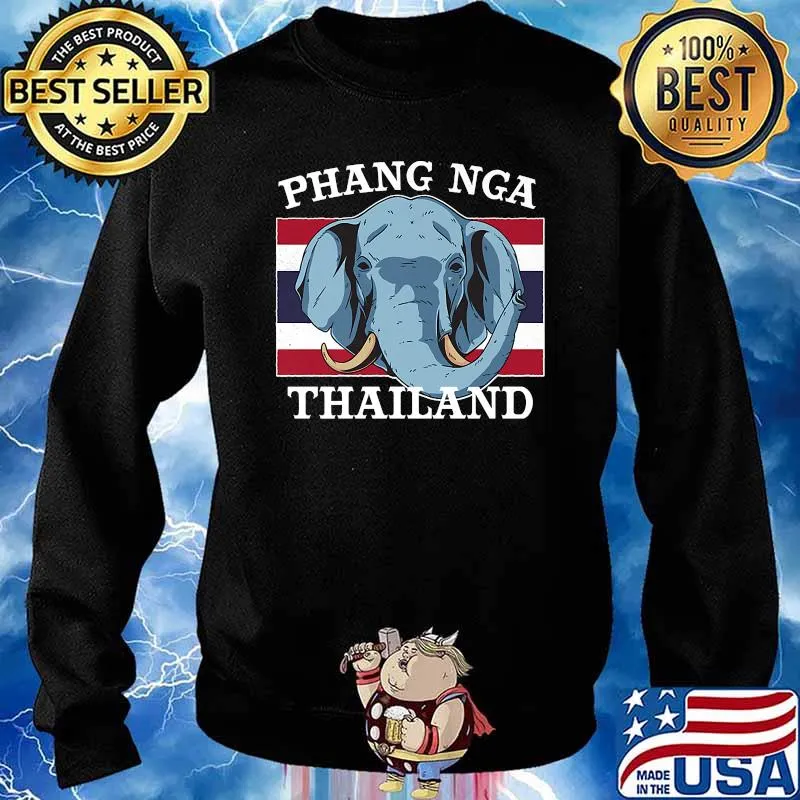Custom Phang Nga City Design - Limited Thailand Elephant Shirt Sweater