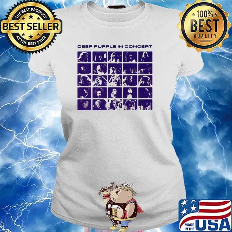 Deep purple in concert Ladies tee