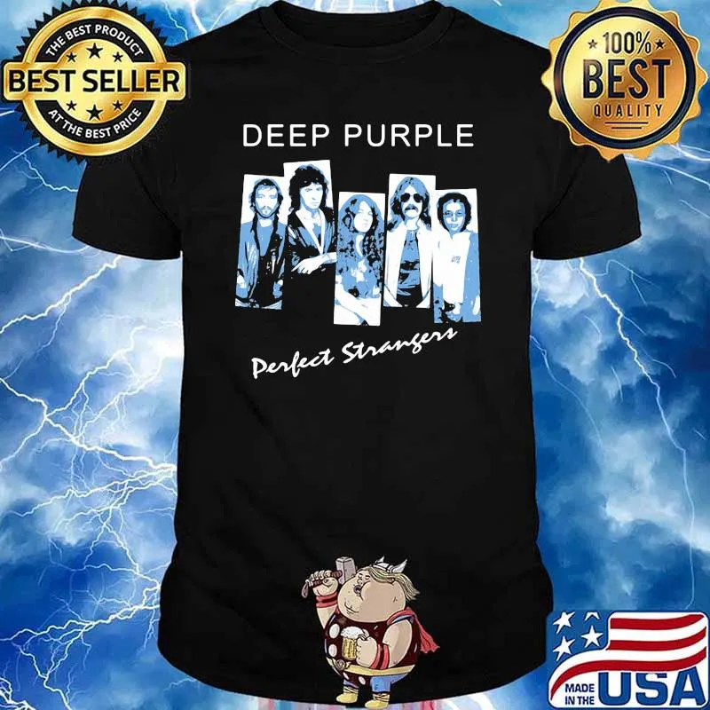 Deep purple perfect strangers band music rock shirt