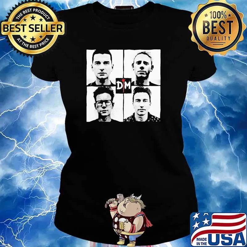 Depeche mode rose flower Ladies tee