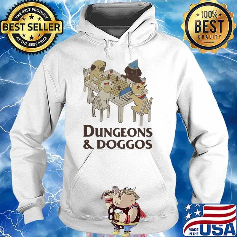 Dungeons And Doggos Play Chess Shirt Hoodie