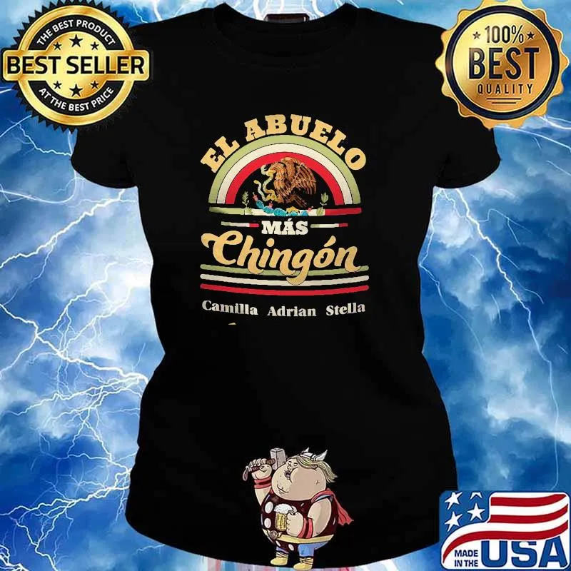 El Abuelo Mas Chingon Eagle Shirt Ladies tee