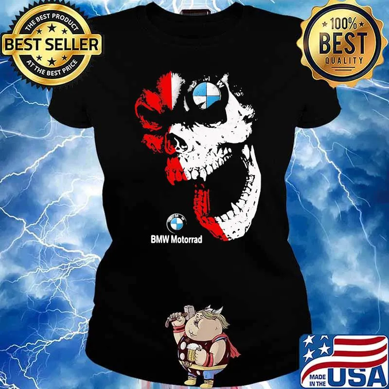 Eye Skull BMW Motorrad logo Ladies tee
