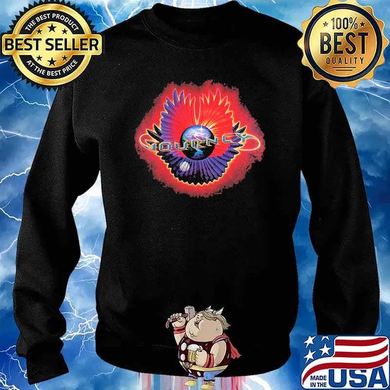 Fire Logo Rock band music Journey Sweater