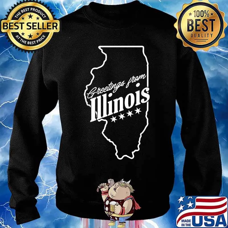 Greetings from Illinois stars Shirt Sweater