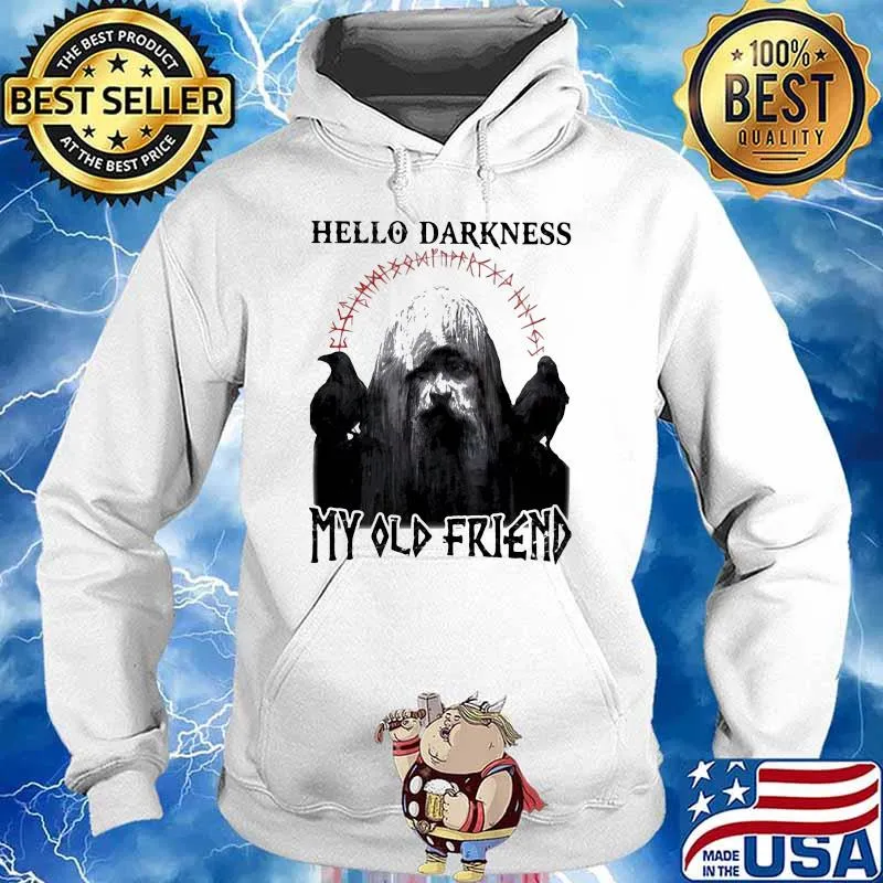 Hello Darkness My Old Friend Jesus Bird Shirt Hoodie