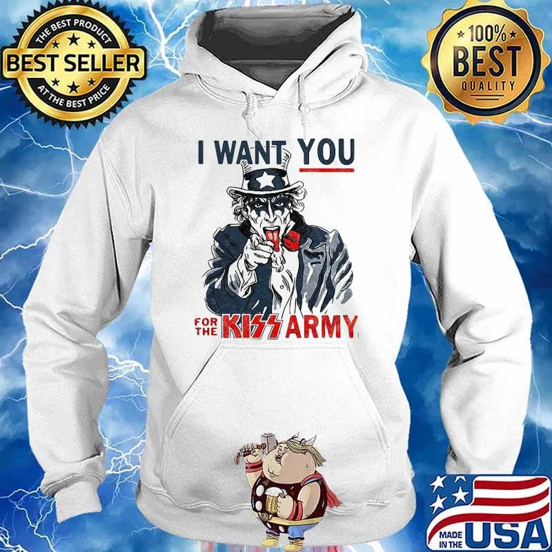 I want you for the kiss army uncle sam Hoodie