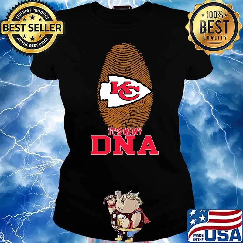 Its in my DNA Kansas city chiefs Ladies tee
