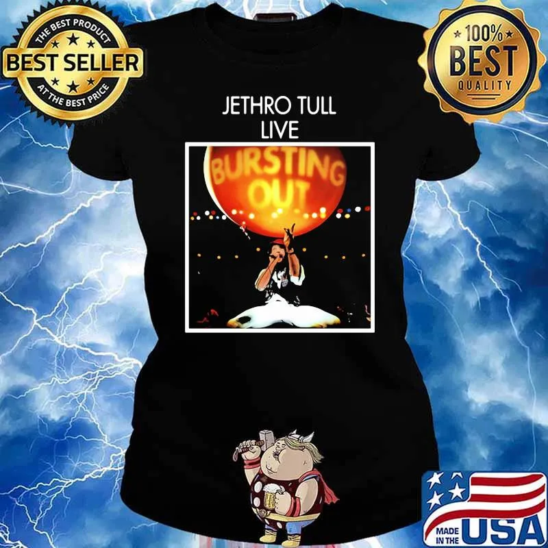 Jethro tull live bursting out Ladies tee
