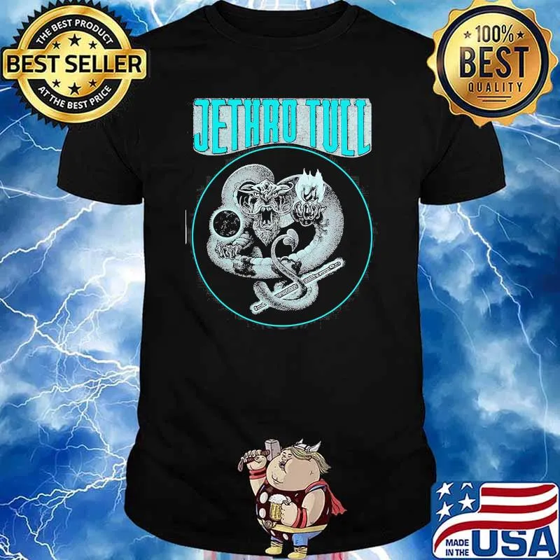 Jethro tull skull dragon shirt