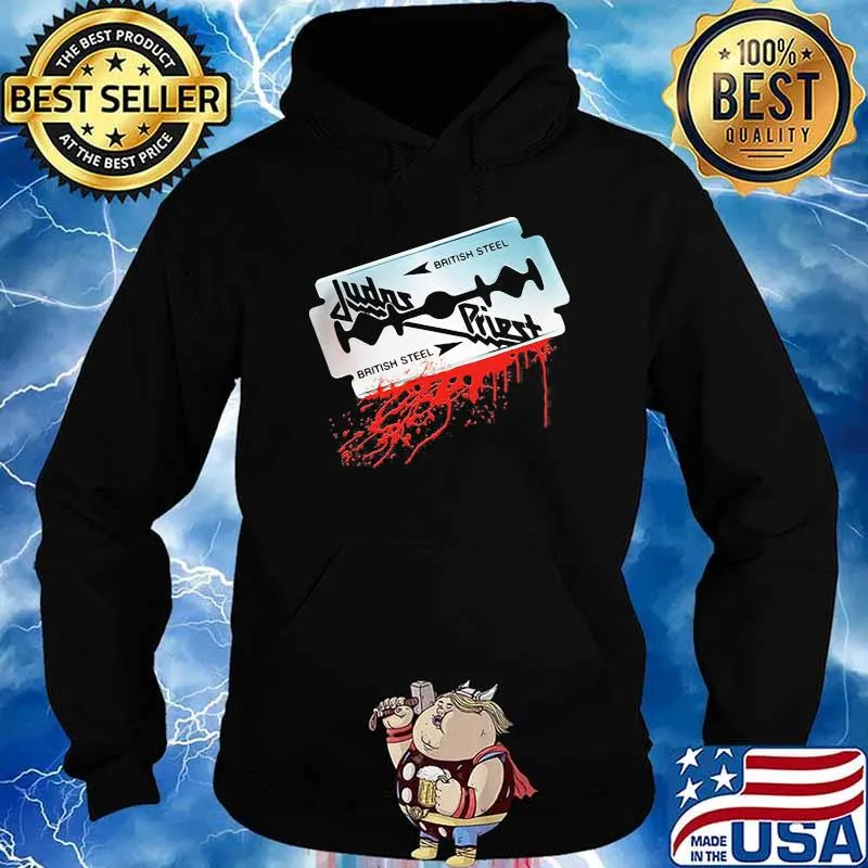 Judas priest baritish steel razor Hoodie