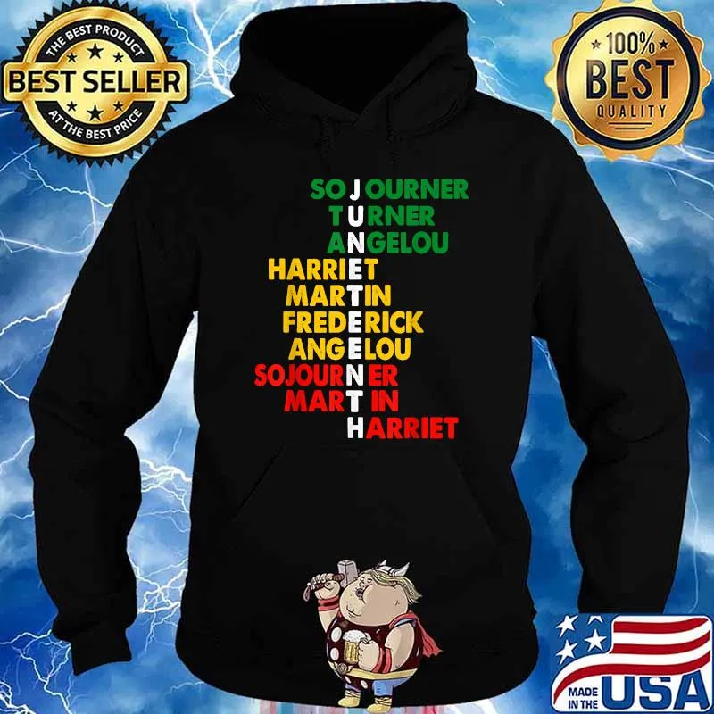 Juneteenth Dream Like Leaders Black Shirt Hoodie