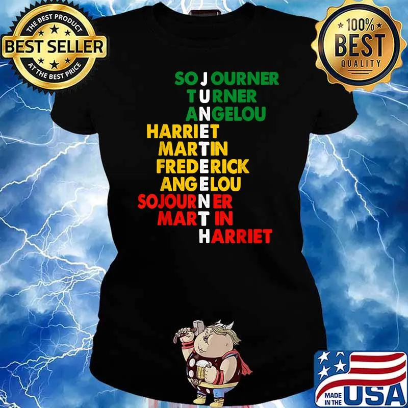 Juneteenth Dream Like Leaders Black Shirt Ladies tee