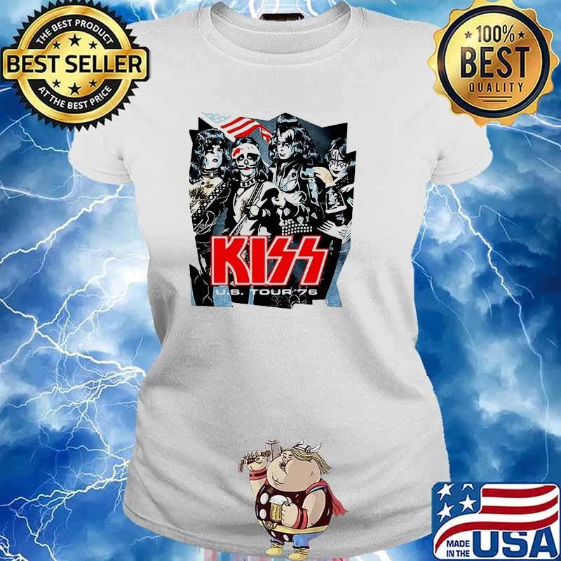 Kiss american rock band formed in new york Ladies tee