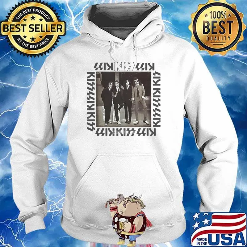 Kiss kiss kiss rock band music girls Hoodie