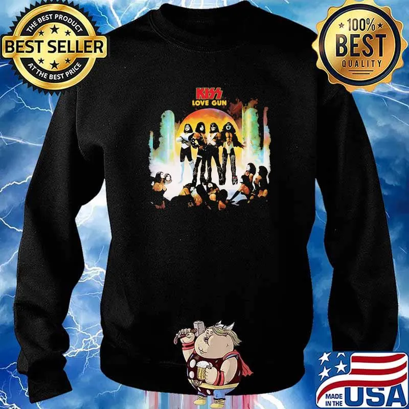 Kiss love gun moon Sweater