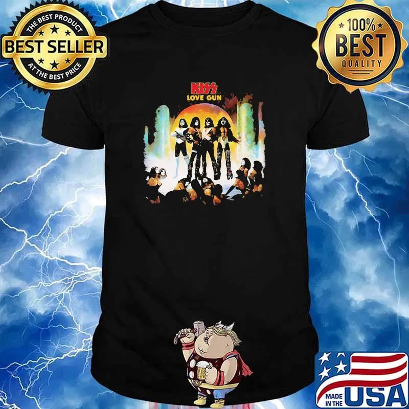 Kiss love gun moon shirt