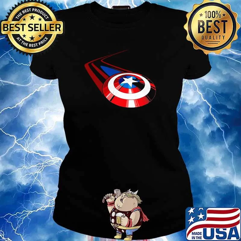Logo Captain America Marvel Studios Ladies tee