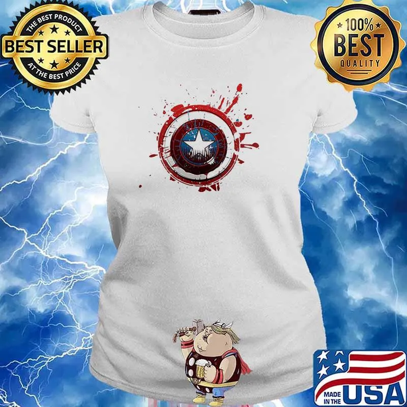 Logo Captain america Marvel The Falcon and the winter soldier Ladies tee