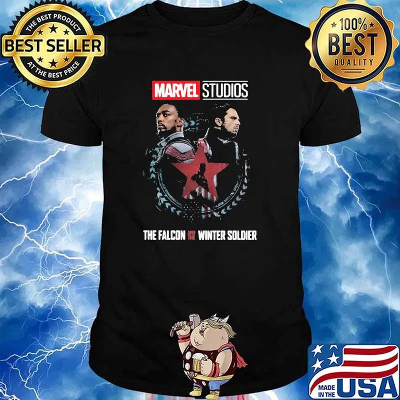 Marvel studios the falcon and the winter soldier captain america shirt