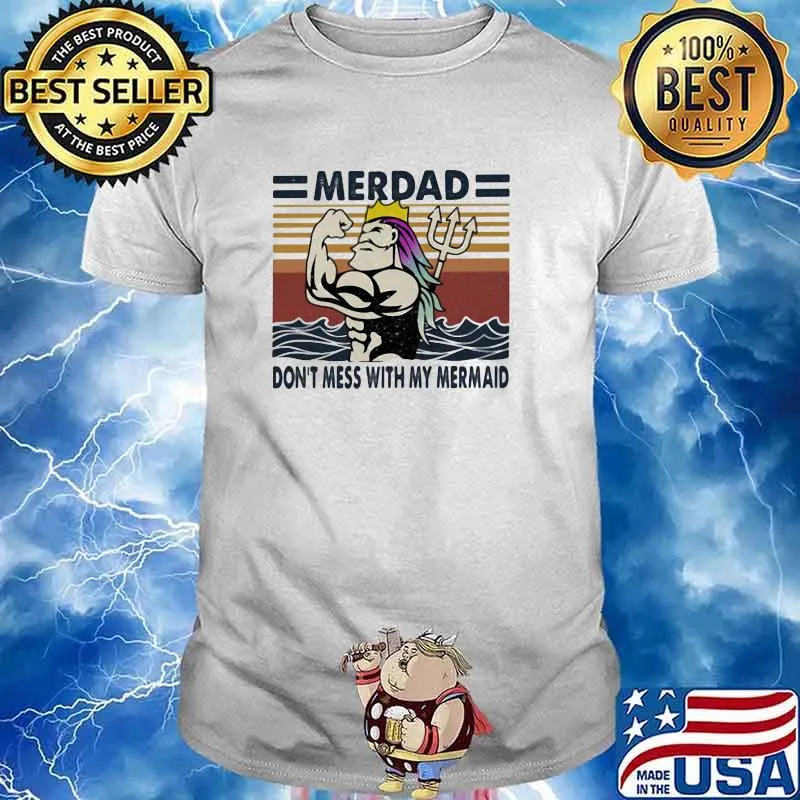 Merdad Don't Mess With My Mermaid Vintage Jupiter Shirt