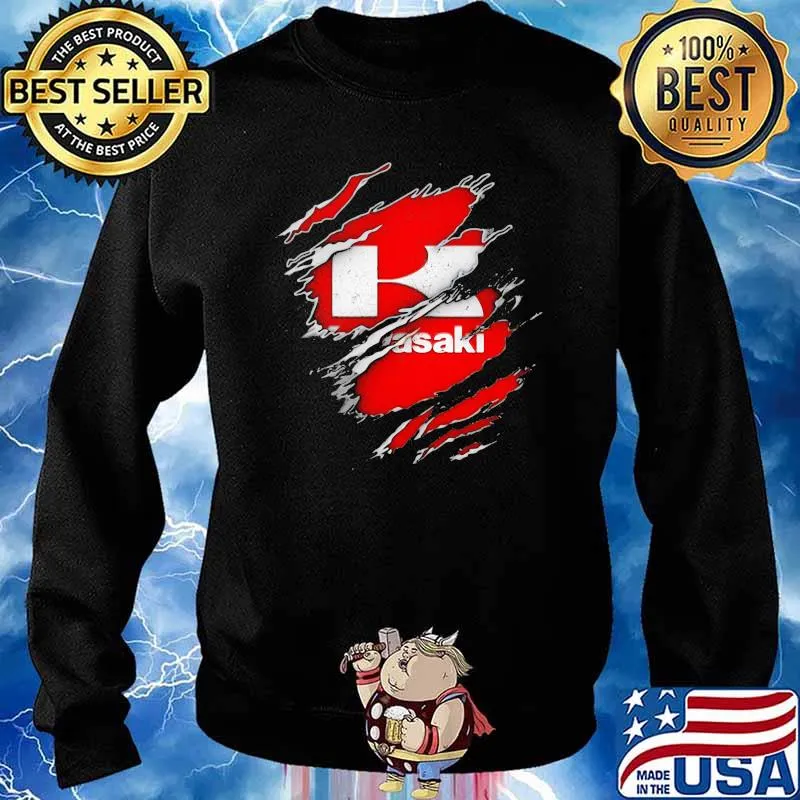 Motor Kawasaki Logo Shirt Sweater