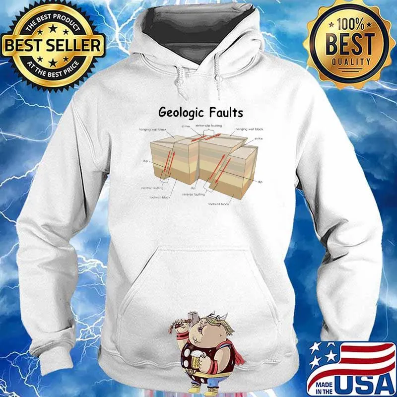 Official Geologic Faults Shirt Hoodie