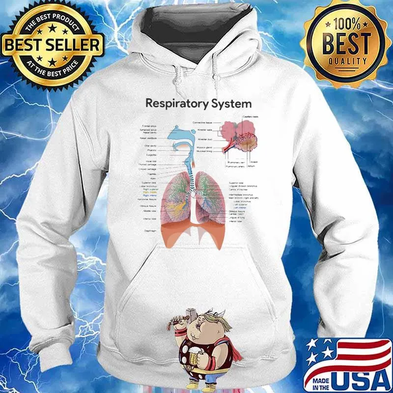 Official Respiratory System Shirt Hoodie