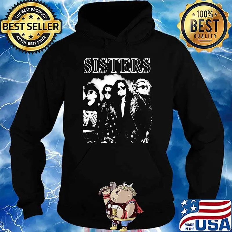 Official sisters band music Hoodie