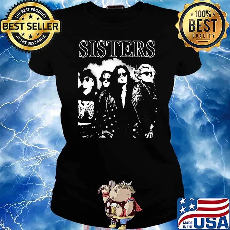 Official sisters band music Ladies tee