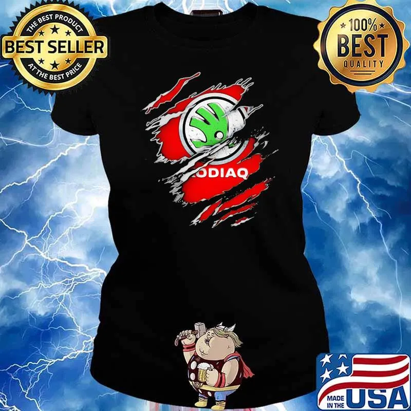 Official Skoda logo hero Ladies tee