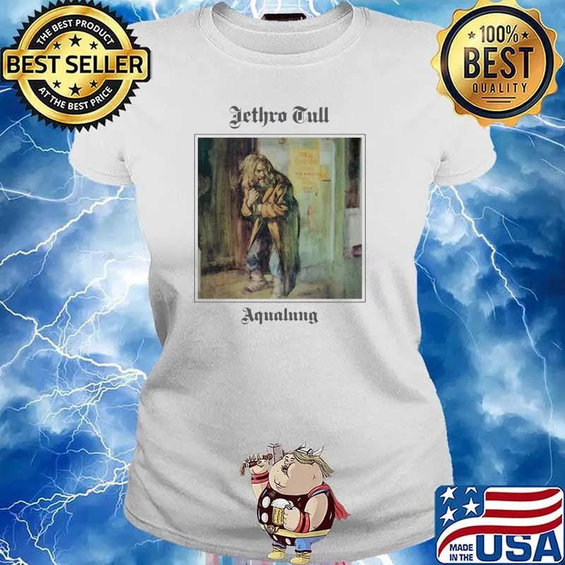 Poster music video aqualung of Jethro tull Ladies tee
