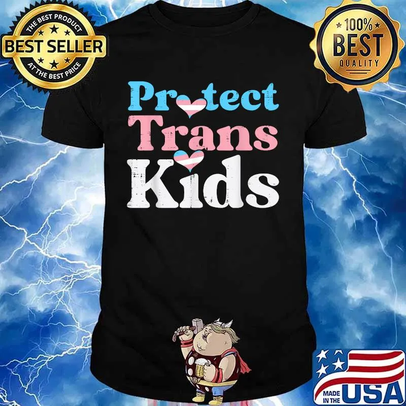 Protect Trans Kids Transgender Pride Flag Shirt
