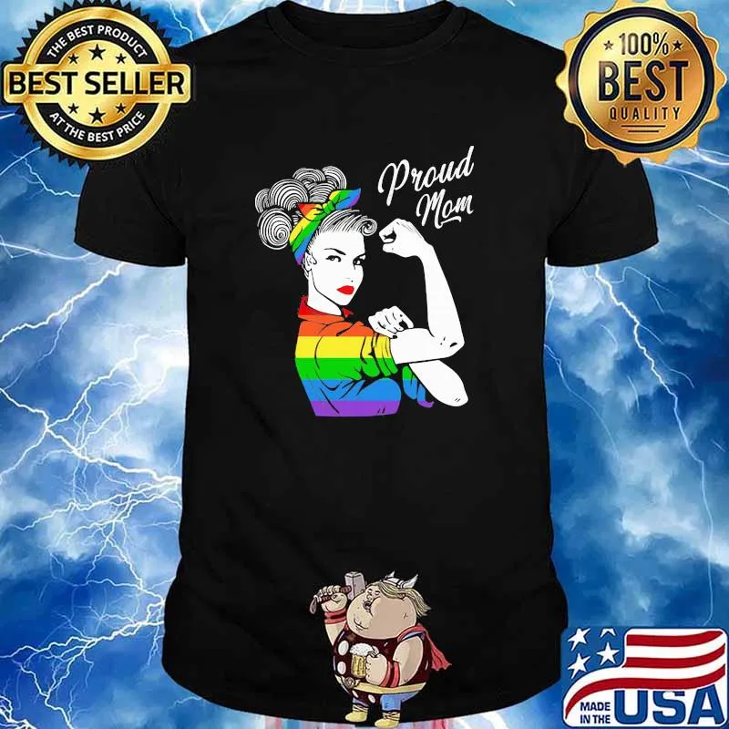 Proud Mom Strong Girl LGBT Shirt