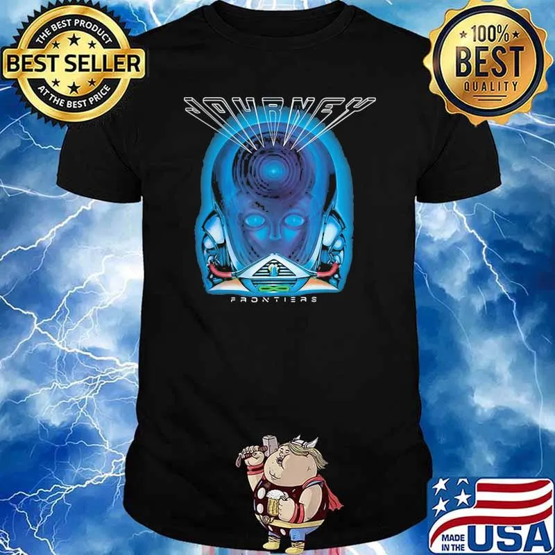 Rock Band Music Group Frontiers Alien Head Adult Raglan Shirt