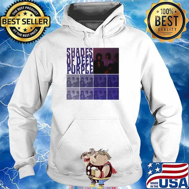Shades of deep purple band rock Hoodie