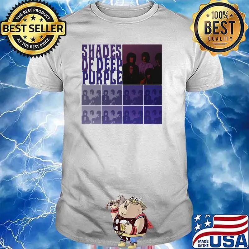 Shades of deep purple band rock shirt