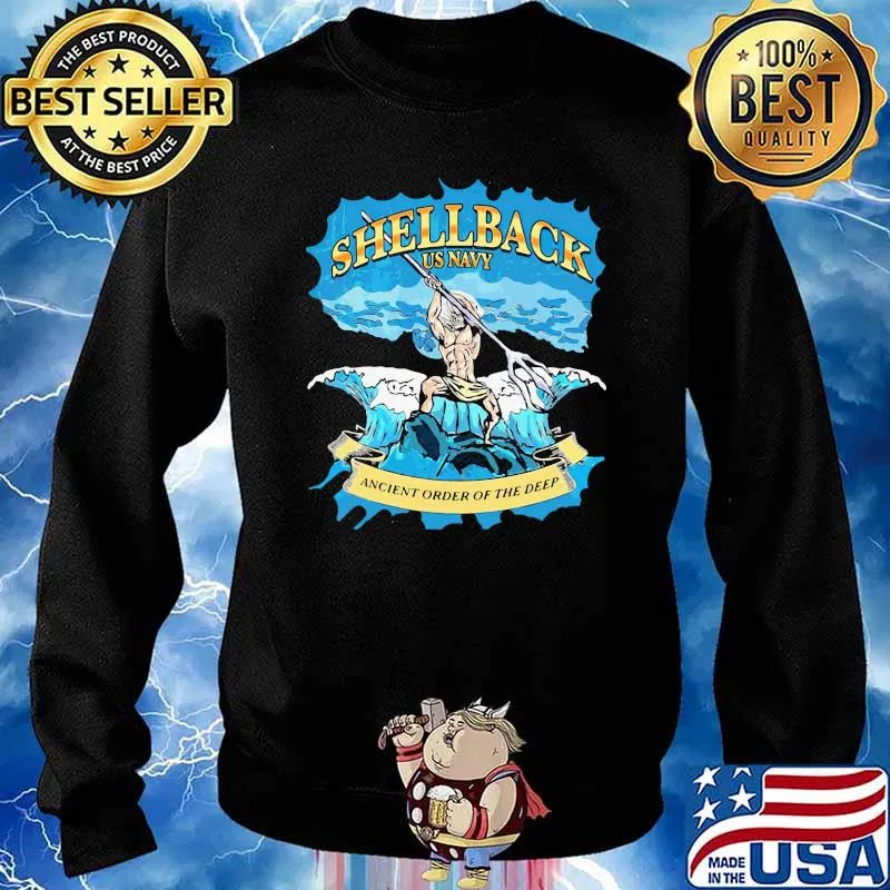 Shellblack us navy ancient order of the deep Sweater