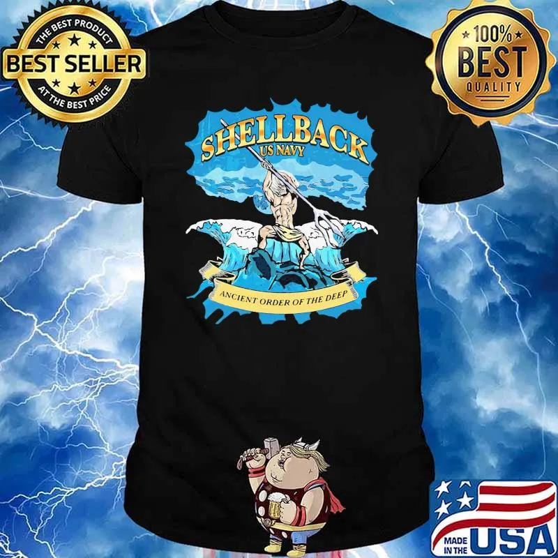 Shellblack us navy ancient order of the deep shirt