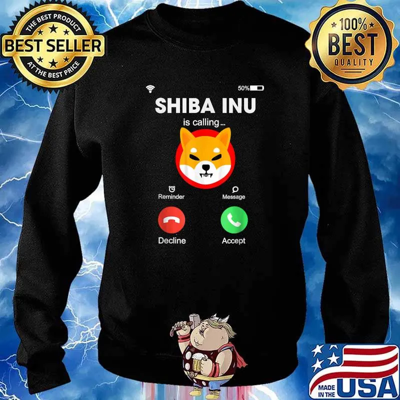 Shiba Inu Is Calling Token Coin Cryptocurrency Trading Shirt Sweater