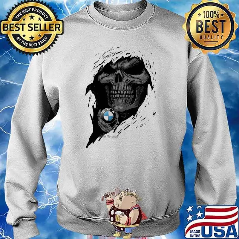 Skull with BMW motorrad logo Sweater