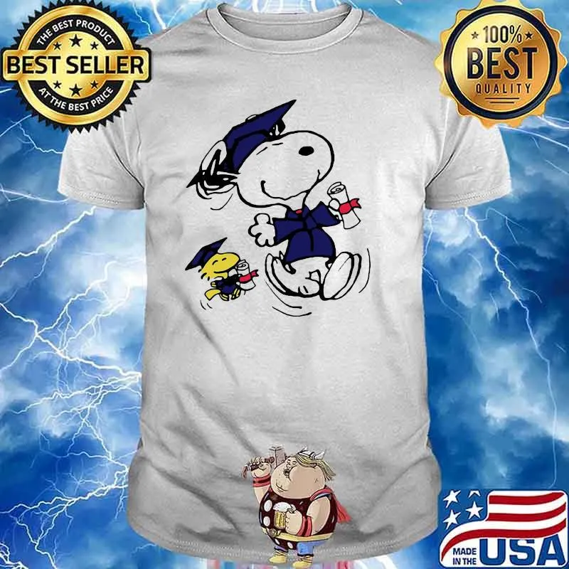 Snoopy and woodstock graduation class shirt