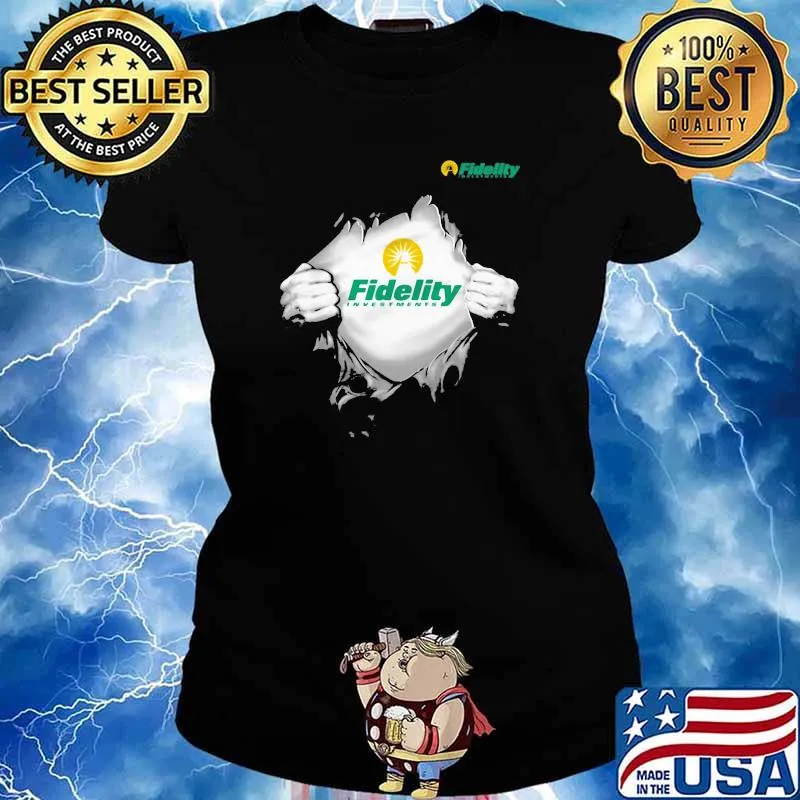 Super Fidelity investments logo Ladies tee