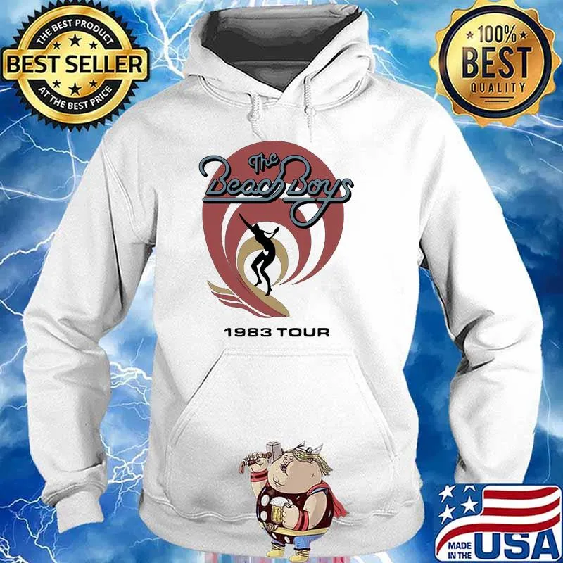 The beach boys 1983 tour surfing Hoodie