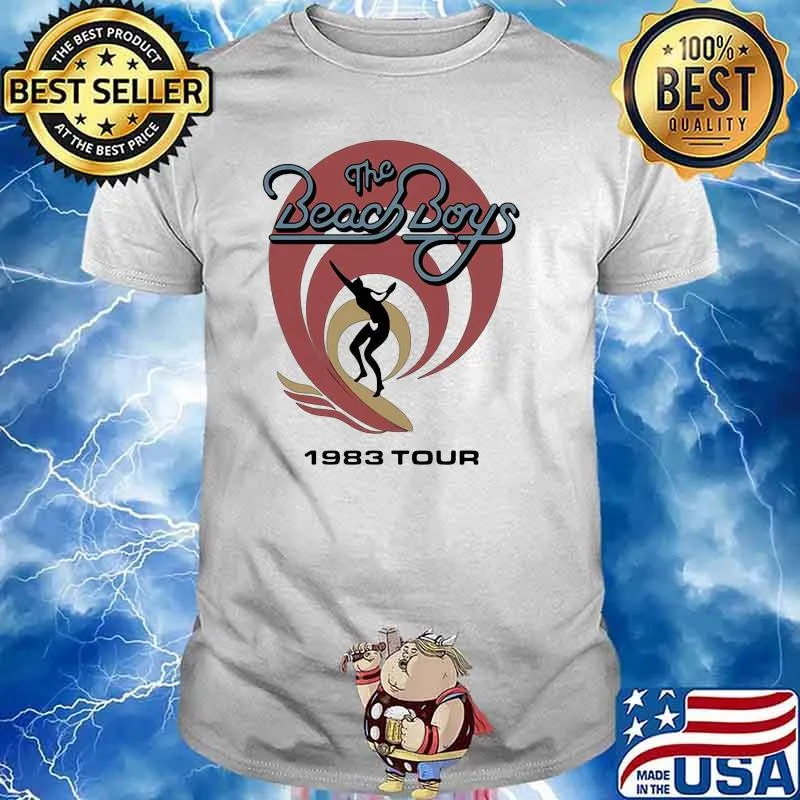 The beach boys 1983 tour surfing shirt