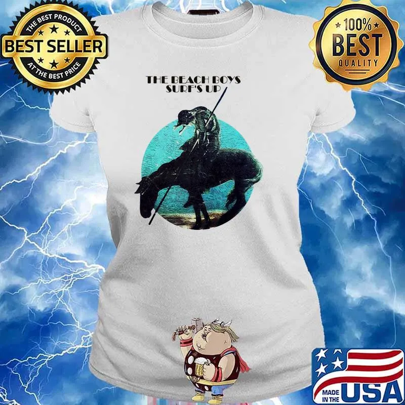The beach boys surfs up horse Ladies tee