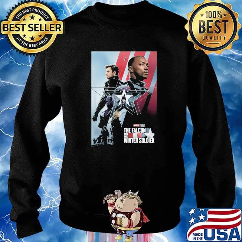 The falcon and the winter soldier marvel studios captain america Sweater